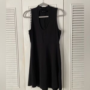 Black Express Keyhole Choker Skater Dress Size Large​​